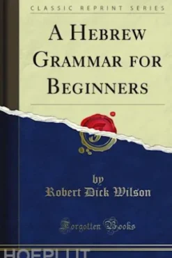 A Hebrew Grammar for Beginners