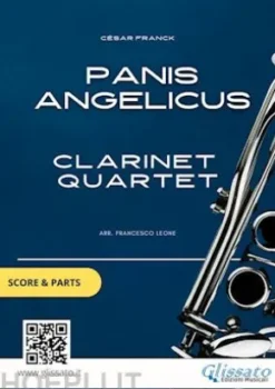 Clarinet Quartet "Panis Angelicus" score & parts