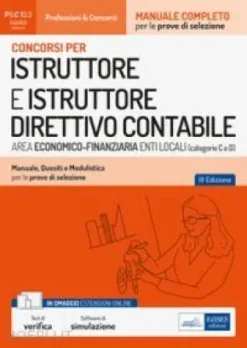 Concorsi per istruttore e istruttore direttivo contabile area economico-finanziaria enti locali (categorie C e D)Secondaria di I e II grado