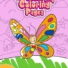 Cute Butterfly Coloring Printable Book For Kids: Easy and Cute Style Coloring Pages of Different Butterflies