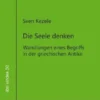 Die Seele denken