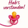 Hab's verstanden!