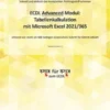 ICDL Tabellenkalkulation Advanced mit Microsoft Excel 2021/365 (Syllabus 3.0)