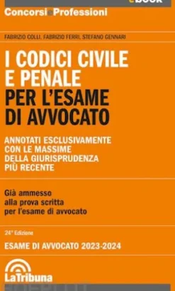 I codici civile e penale per l'esame di avvocato (codice dei contrasti)