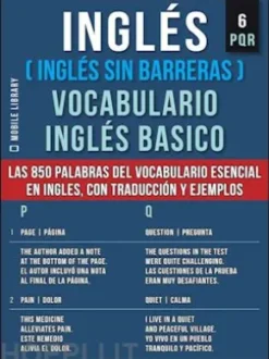 Inglés (Inglés Sin Barreras) Vocabulario Inglés Basico - 6 - PQR