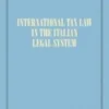 International tax law in the italian legal system