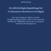 Kreditwürdigkeitsprüfung bei Verbraucherdarlehensverträgen