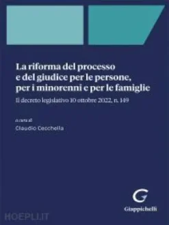 La riforma del processo e del giudice per le persone, per i minorenni e per le famiglie - e-Book