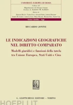 Le indicazioni geografiche nel diritto comparato