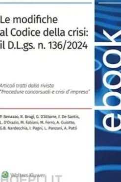 Le modifiche al codice della crisi: il D.L.GS. N. 136/2024