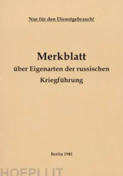 Merkblatt über Eigenarten der russischen Kriegführung 1941