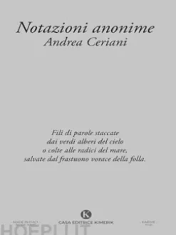 Notazioni anonime