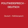 Politikersprech - Deutsch