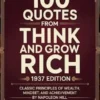 100 QUOTES FROM “Think and Grow Rich” 1937 EDITION