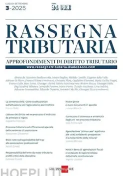 RASSEGNA TRIBUTARIA 3/2025