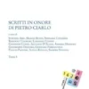 Scritti in onore di Pietro Ciarlo - III Tomi Indivisibili