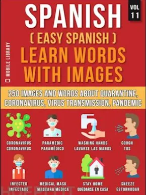Spanish (Easy Spanish) Learn Words With Images (Vol 11)