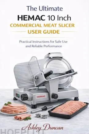 The ultimateHEMAC 10 inchcommercial meat slicerUSER GUIDE